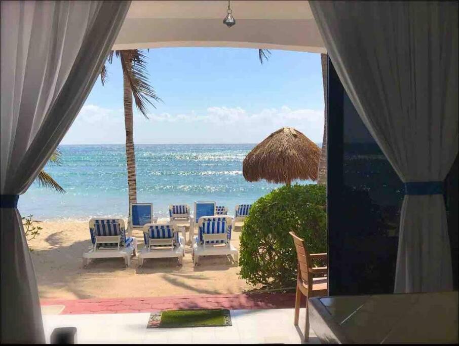Beachfront Akumal Half Moon Bay Dış mekan fotoğraf
